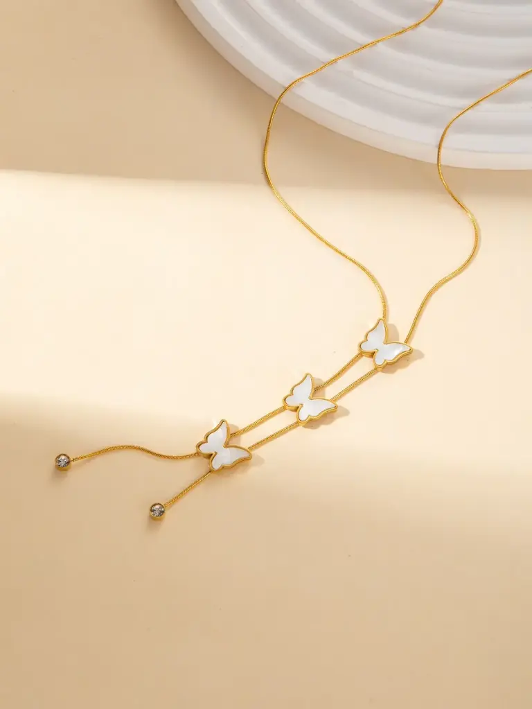 Trendy Butterfly Anti Tarnish Chain