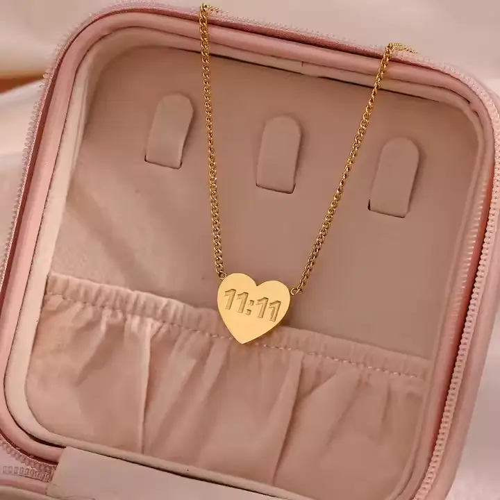 Minimalist Double 11 Heart Chain