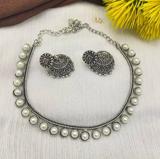 Pearl German Silver set