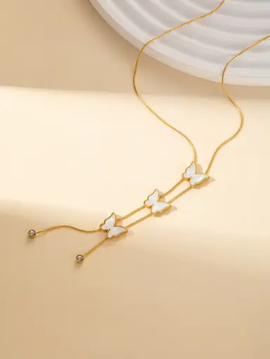 Trendy Butterfly Anti Tarnish Chain